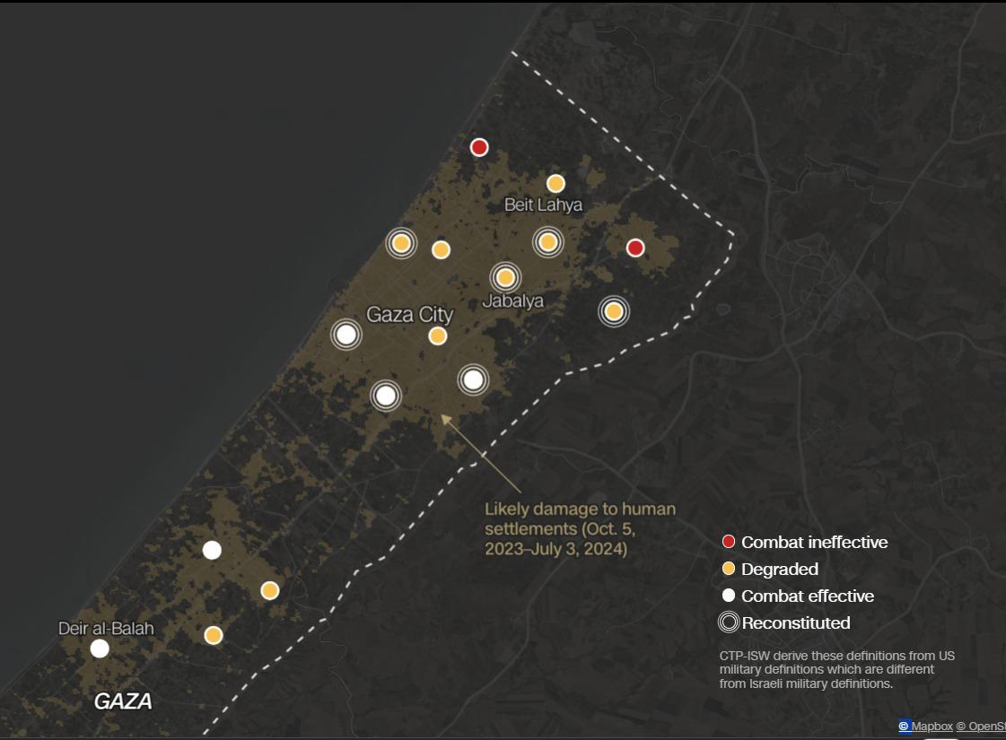 Kaynak: edition.cnn.com / HAMAS'ın aktif olduğu yerler