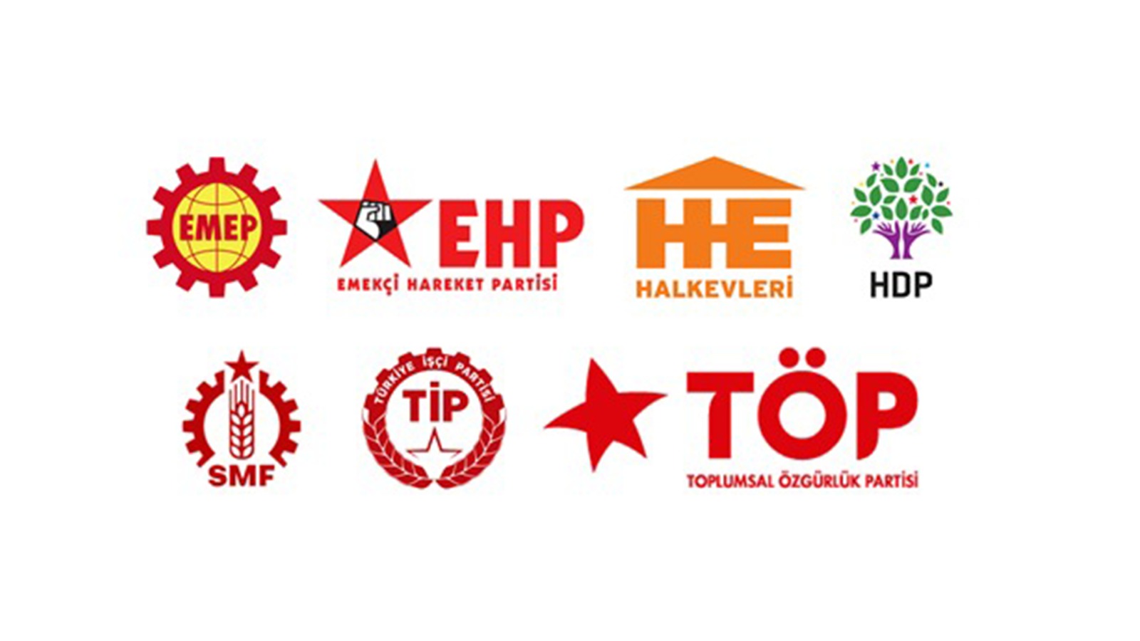 EMEP, EHP, Halkevleri, HDP, SMF, TİP ve TÖP'ten seçim kanunu teklifine tepki