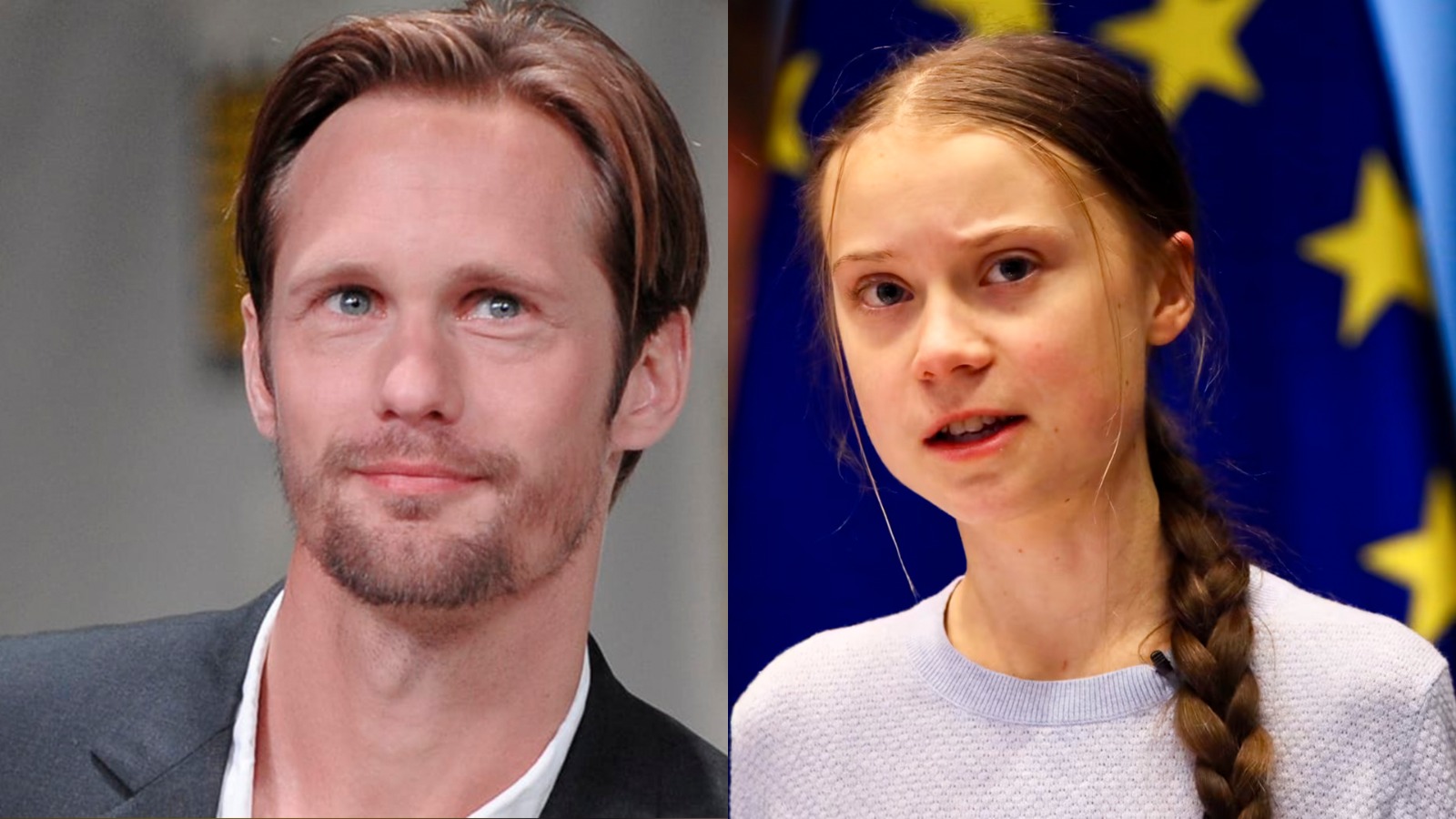 Alexander Skarsgård: Neredeyse Greta Thunberg'i bisikletle eziyordum