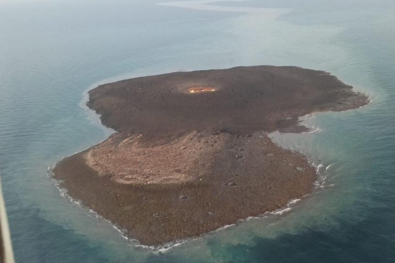 взрыв острова