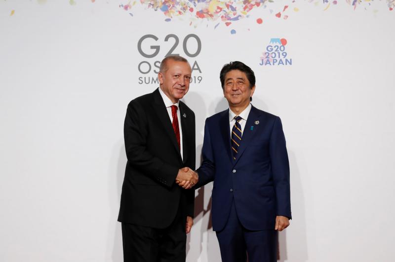 G20 ZİRVESİ ERDOĞAN Japonya Başbakanı Şinzo Abe AA.jpg