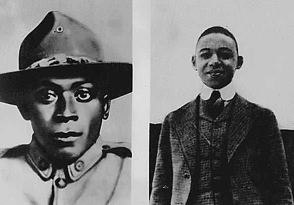 4Henry Johnson (solda) ve Needham Roberts (sağda)  wikimedia