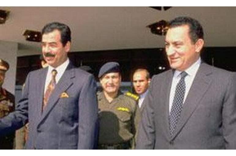 Mübarek, Saddam ile yaptığı görüşmeleri, sonradan açıklamış.jpg