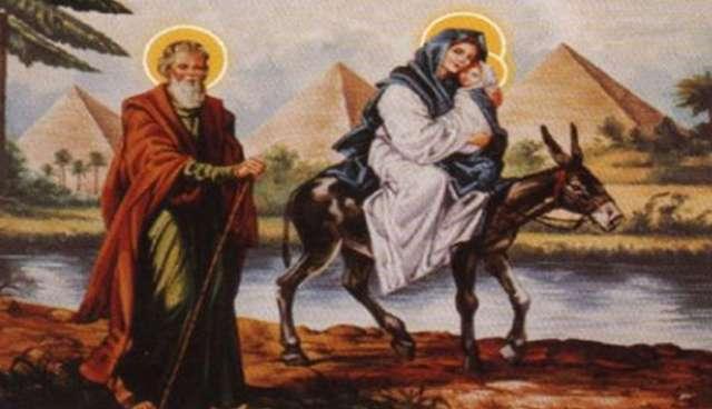 Meryem Ana, Hz. İsa ve Yusuf Naccar'ın yolculuk tasviri.jpg