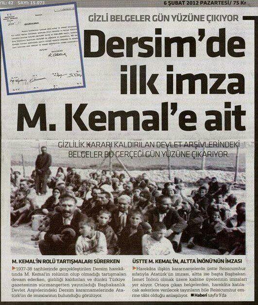 Dersim'e kapsamlı askeri operasyon yapılması kararına ilk imzayı Cumhurbaşkanı M. K. Atatürk atmış. .jpg