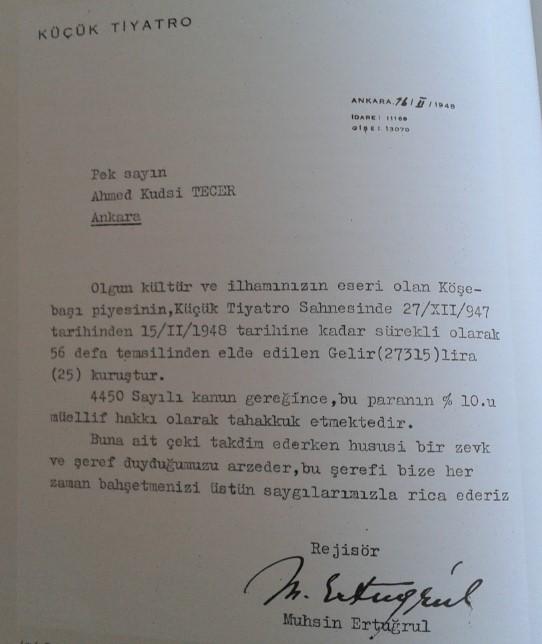 60.Yılında Küçük Tiyatro ve Köşebaşı, Devlet tiyatrosu Yayınları, Ankara 2007.jpg