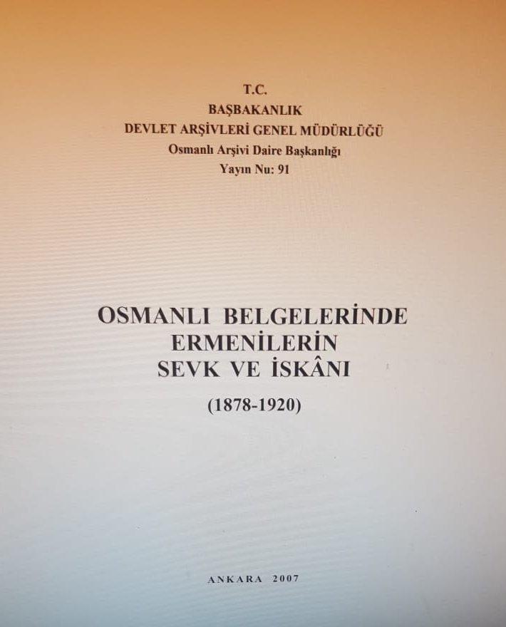 Osmanlı arşivinde Ermenilerin sevk ve idaresi belgelerini içeren kitap.jpg