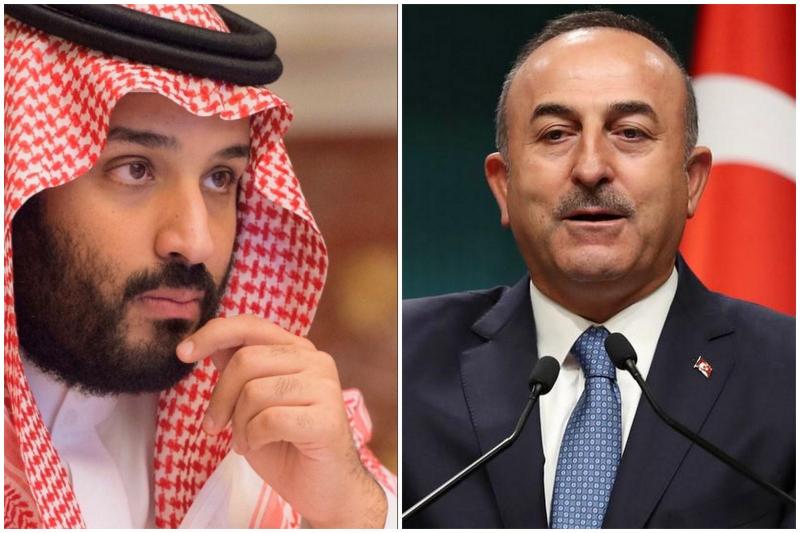 Mevlüt Çavuşoğlu ile Muhammed bin Salman- Ray El Yom gazetesi, kimin kime taviz verdiğini haber verdiğini irdeliyor.jpg