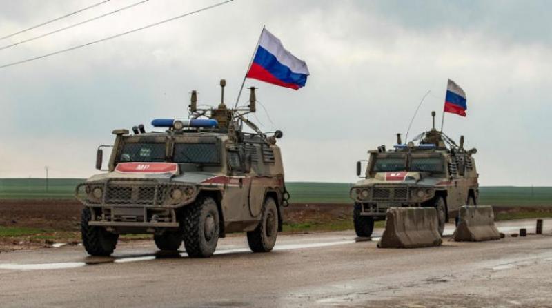 Rus devriyesi Suriye-Haseki yöresinde. Fotoğraf, AFP.jpg