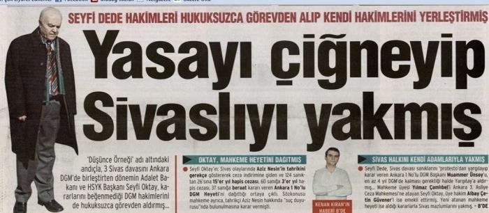 S. Oktay'ı karalamaya yönelik ayrımcı ve düzmece bir haber başlığı .jpg