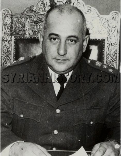 Devlet Başkanı Albay Fevzi Selu 1951Kaynak, Syrianhistory.com Archive-.png