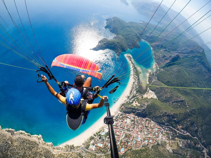 fethiye tatil yamaç paraşütü Unsplash