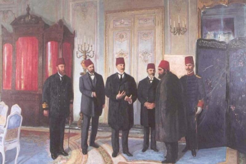 Sultan İkinci Abdülhamid'in hal’ edilmesi.jpg