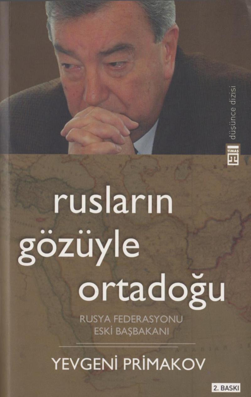 Yevgeni Primakov'un Ortadoğu hakkındaki kitabının kapağı. Kaynak Issu .jpg