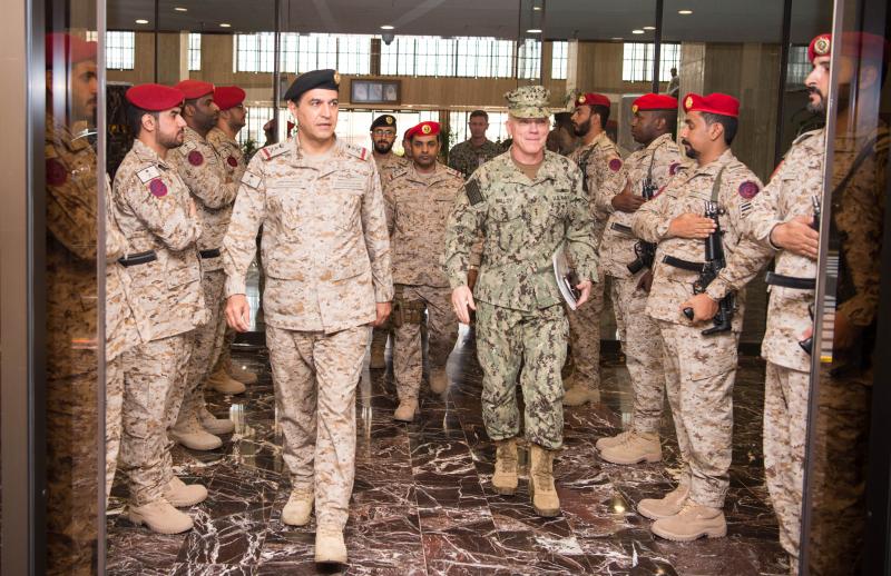 Amerikan Deniz Kuvvetleri Merkezi komutanları, Suudi meslektaşlarıyla buluşma- 2019. Kaynak-Navy.mil_.jpg