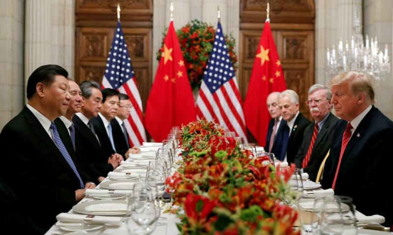 Çin ile Trump dönemi Amerikan heyetleri görüşmesi. Fotoğraf- Kevin Lamarque, Reuters.jpg