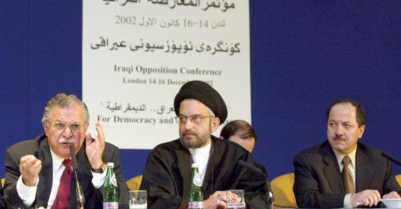 Celal Talabani, Iraklı muhalif ve Mesut Barzani, savaş öncesi buluşma_.jpg Celal Talabani, Iraklı muhalif ve Mesut Barzani, savaş öncesi buluşma_.jpg