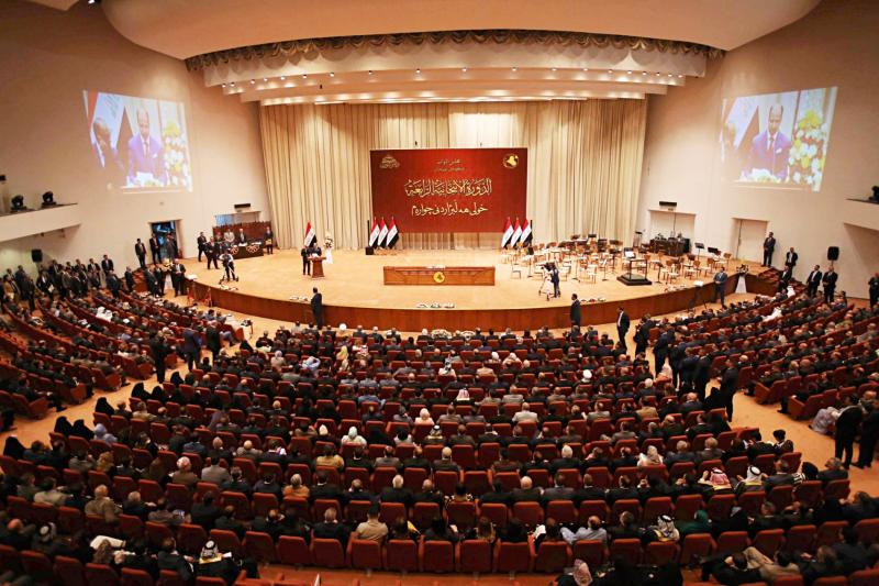 Başkent Bağdat'ta Temsilciler Meclisi’ndeki bir oturuma katılan Iraklı milletvekilleri, 3 Eylül 2018 AP.jpeg