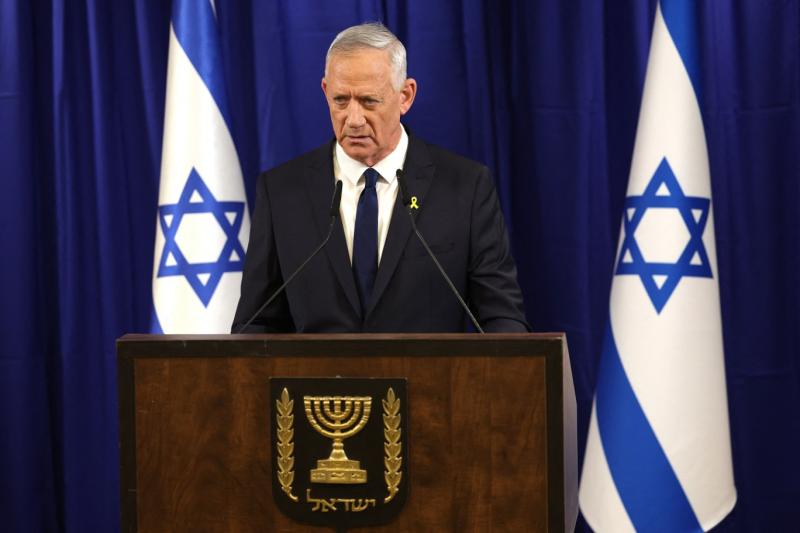 Beny Gantz, ABD'ye yakın ve yumuşak görünüyor. Netanyahu'nun yerini almak istiyor. Fotoğraf-AFP.jpg