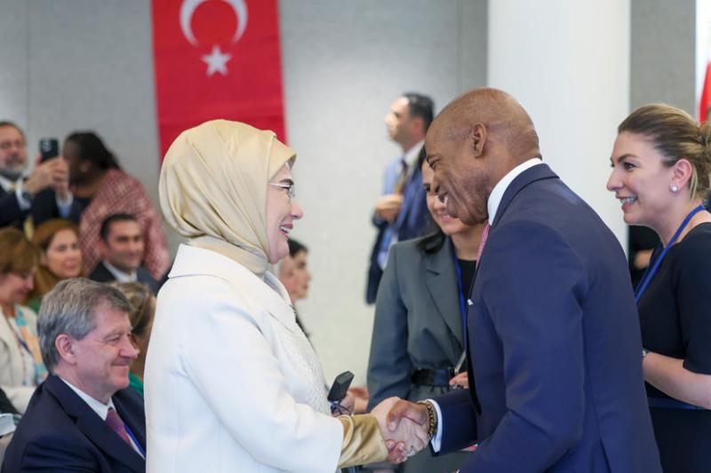 Emine Erdoğan ve Eric Adams