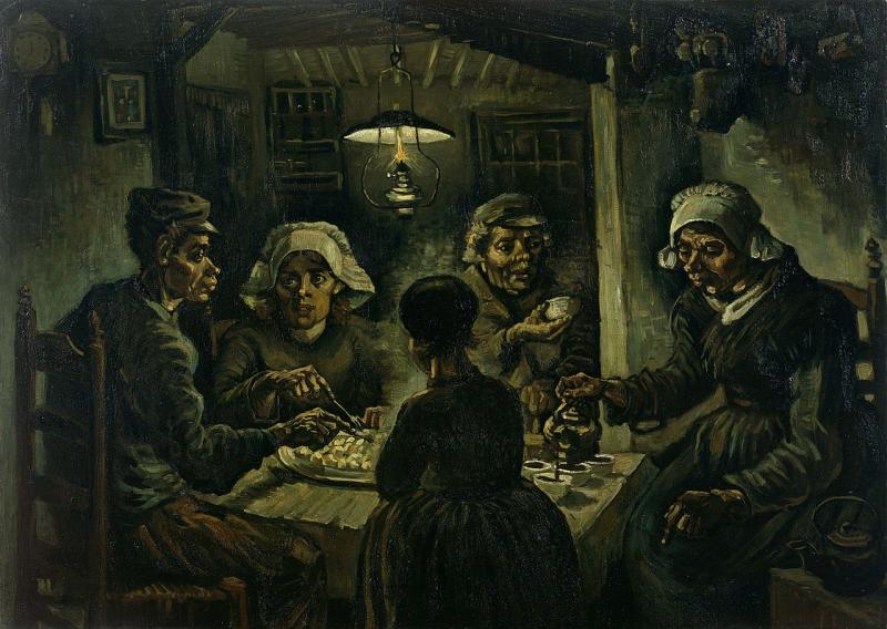 Patates Yiyenler, Vincent Van Gogh