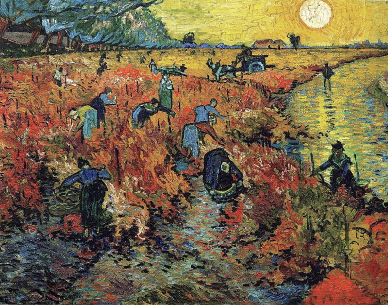 Kırmızı Üzüm Bağı, Vincent van Gogh