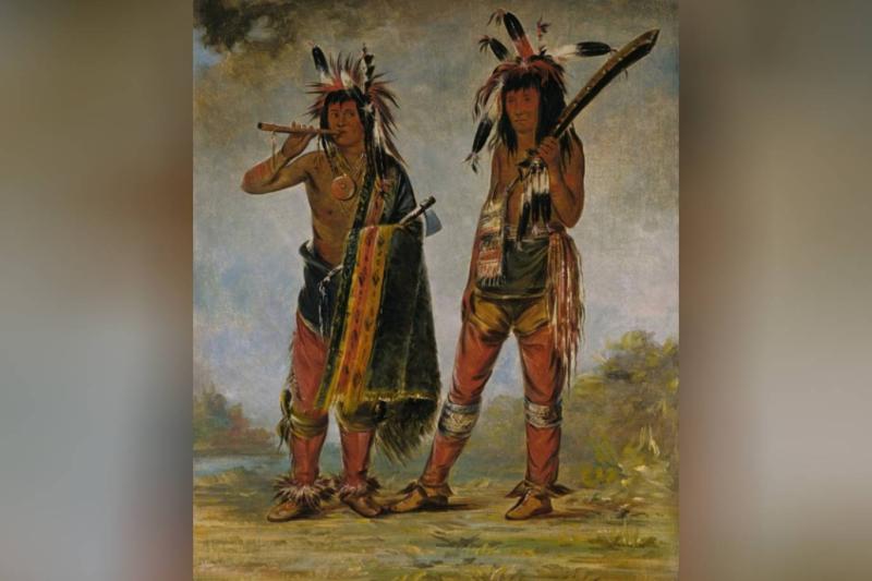 George Catlin, Stu-mick-o-scks, Buffalo Bull’ s Back Fat, Head Chief, Blood Tribe, 1832 (©Smithsonian American Art Museum)