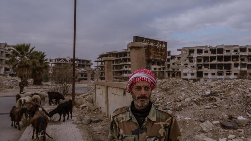 Şam'daki evlerine dönen Suriyeliler hayata tutunmaya çalışıyor / Fotoğraf: AA