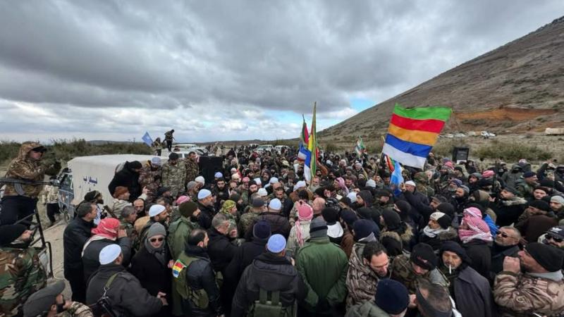 Suveyda kendisini sadece Suriye'nin bir parçası olarak görüyor, ancak yeni hükümetin eylemleri halkı kızdırdı / Fotoğraf: Suwayda24