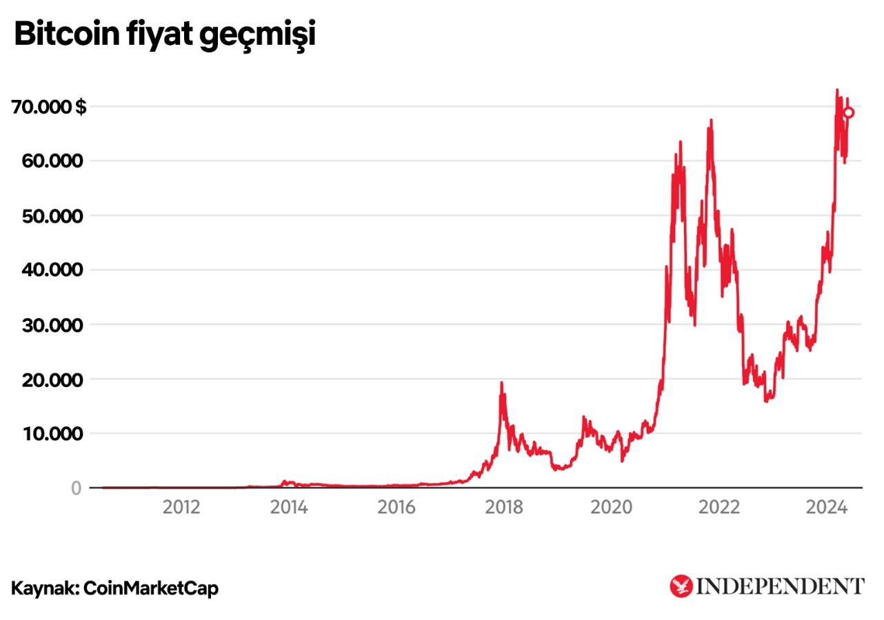 Bitcoin fiyat geçmişi